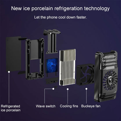 AH-101 Semiconductor Mobile Phone Cooling Bracket(Black)