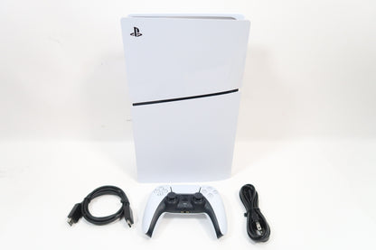 SONY Playstation 5 825GB SLIM Disc Edition  White  CFI-2015 Spiderman 2