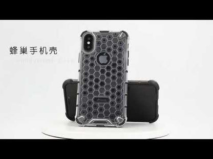 Samsung Galaxy A34 5G Honeycomb Shockproof Phone Case(Blue)