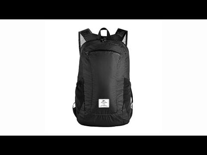 Naturehike Ultra-light Portable Outdoor Waterproof Bag Travel Double Shoulder Foldable Backpack, Capacity:22L(Gray)