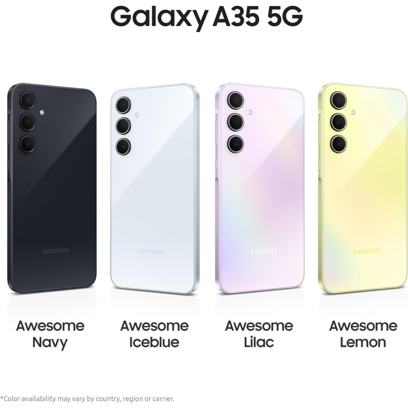 Samsung Galaxy A35 5G 128GB+8GB RAM Awesome Lilac