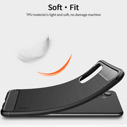 Samsung Galaxy A32 4G(US Version) MOFI Gentleness Series Brushed Texture Carbon Fiber Soft TPU Case(Black)