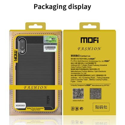 Samsung Galaxy A32 4G(US Version) MOFI Gentleness Series Brushed Texture Carbon Fiber Soft TPU Case(Black)