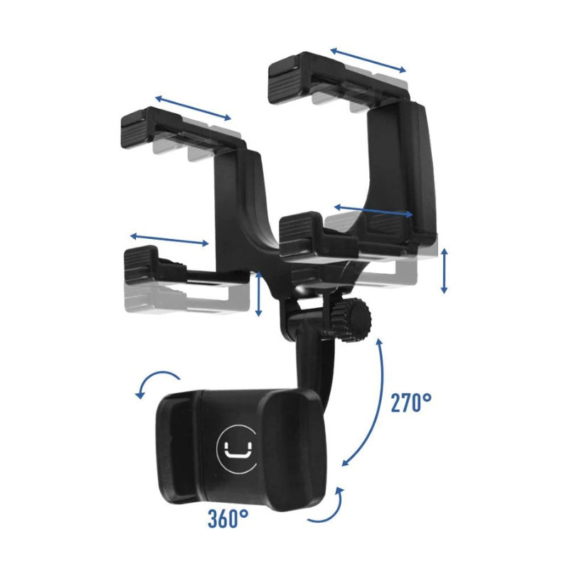 REARVIEW MIRROR CELL PHONE HOLDER CH3008BK