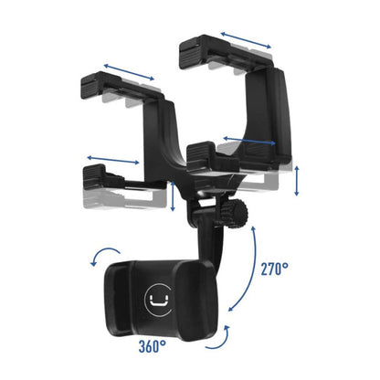 REARVIEW MIRROR CELL PHONE HOLDER CH3008BK