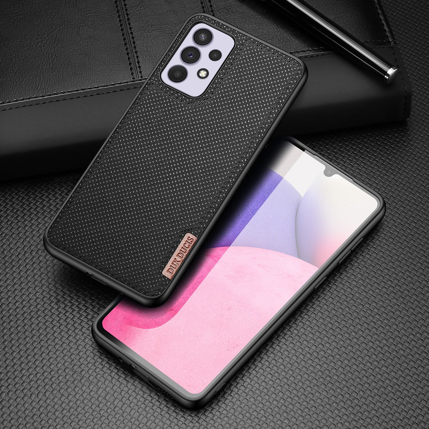 Samsung Galaxy A33 5G DUX DUCIS Fino Series PU + TPU Protective Case(Black)