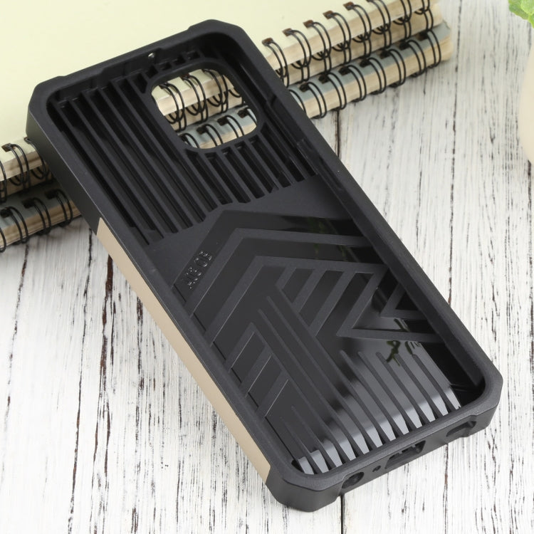 Samsung Galaxy A03 Sliding Camera Cover Design PC + TPU Shockproof Phone Case(Gold)