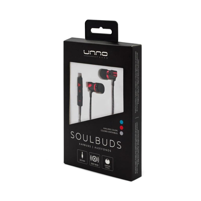 SOULBUDS 3.5MM EARBUDS RED HS7009RD