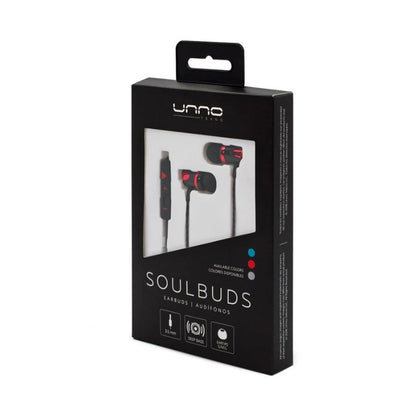 SOULBUDS 3.5MM EARBUDS RED HS7009RD