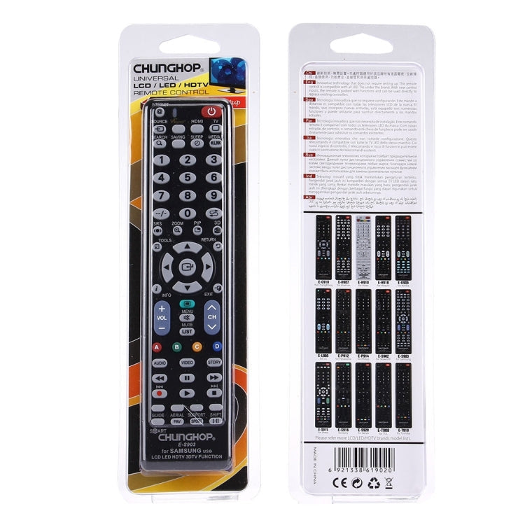 CHUNGHOP E-S903 Universal Remote Controller for SAMSUNG LED LCD HDTV 3DTV