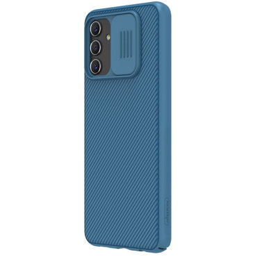 Samsung Galaxy A04s NILLKIN Black Mirror Series Camshield PC Phone Case(Blue)