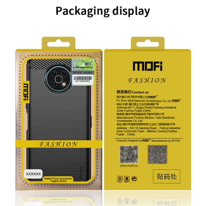 Samsung Galaxy A53 5G MOFI Gentleness Brushed Carbon Fiber Soft TPU Case(Black)
