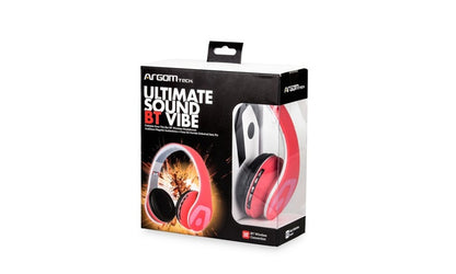 ULTIMATE SOUND VIBE WIRELESS HEADSET RED