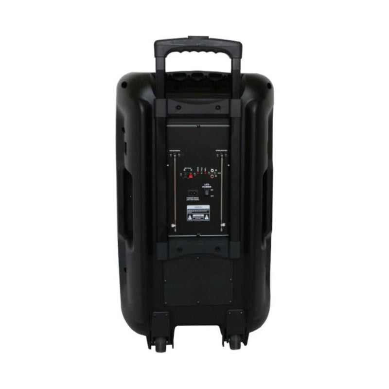 SOUNDWAVE 25 PRO PORTABLE SPEAKER WITH LED LIGHTS & STAND SP9428BK