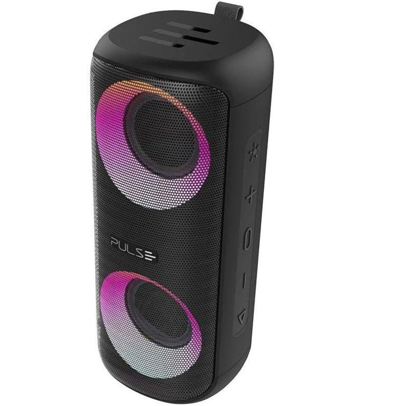 Mini Pulsebox 30W Bluetooth 5.0/AUX/SD Pulse Sound Box - SP603, Color: black