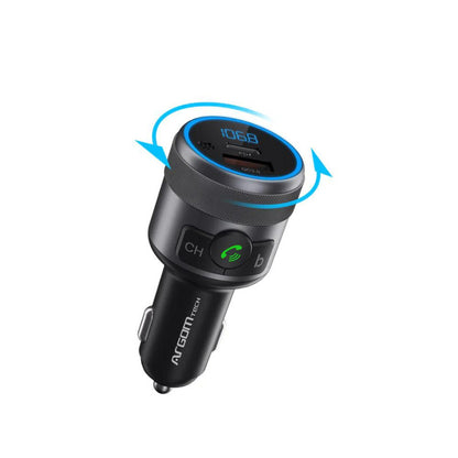 SPECTRO T1 BT HANDS FREE CAR KIT WITH DUAL FAST CHARGING PORTS (PD + QC3.0 USB)