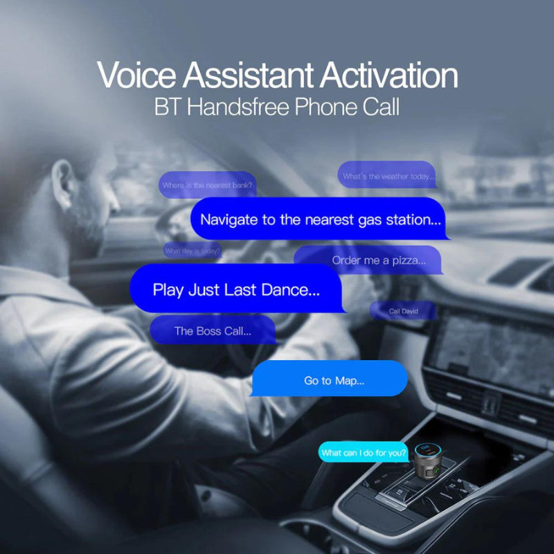 SPECTRO T1 BT HANDS FREE CAR KIT WITH DUAL FAST CHARGING PORTS (PD + QC3.0 USB)