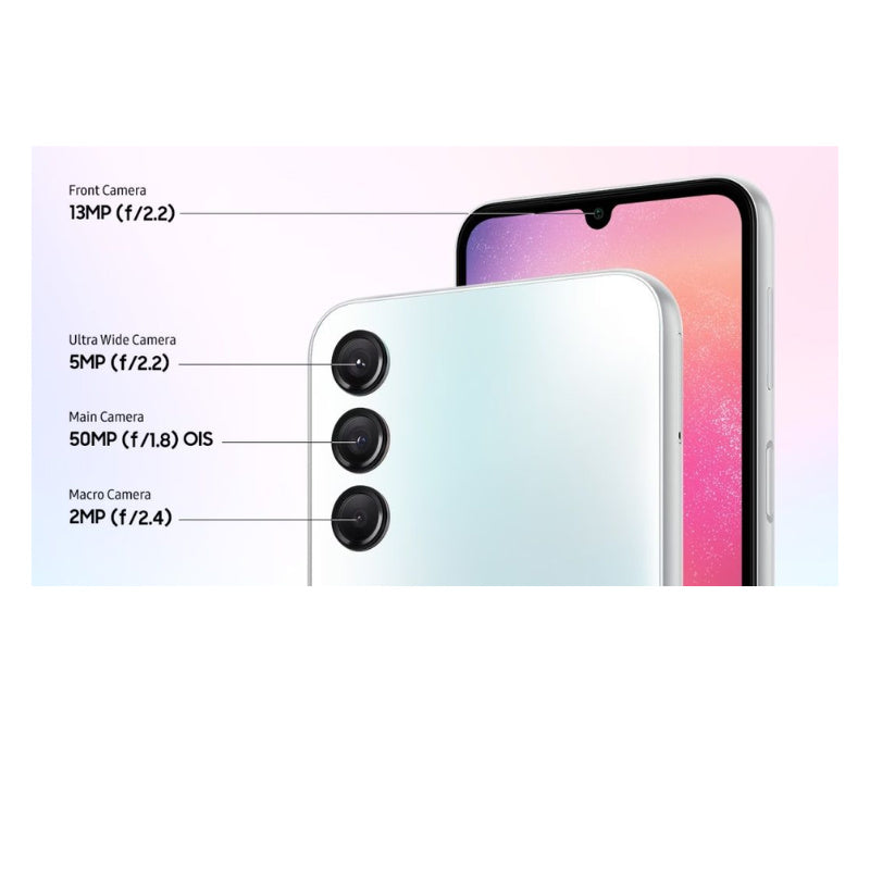 Samsung A24 4G 128GB 4GB RAM Silver