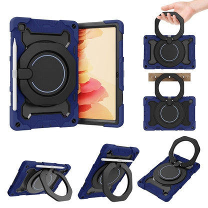 Samsung Galaxy Tab A7 10.4 T505 Armor Contrast Color Silicone + PC Tablet Case(Blue)
