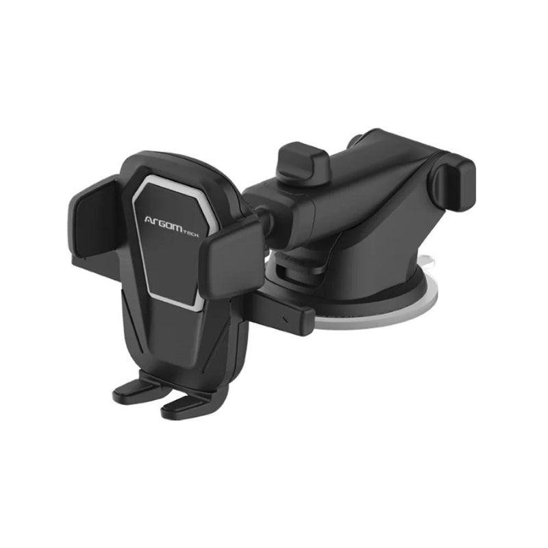 CELL PHONE CAR MOUNT ONE TOUCH TELESCOPIC ARM ARG-AC-0310BK