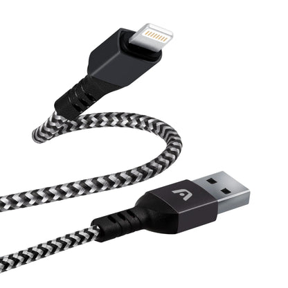 CABLE LIGHTNING TO USB 2.0 NYLON BRAIDED DURA FORM ARG-CB-0023BK