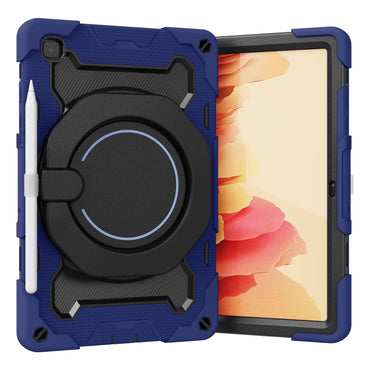Samsung Galaxy Tab A7 10.4 T505 Armor Contrast Color Silicone + PC Tablet Case(Blue)