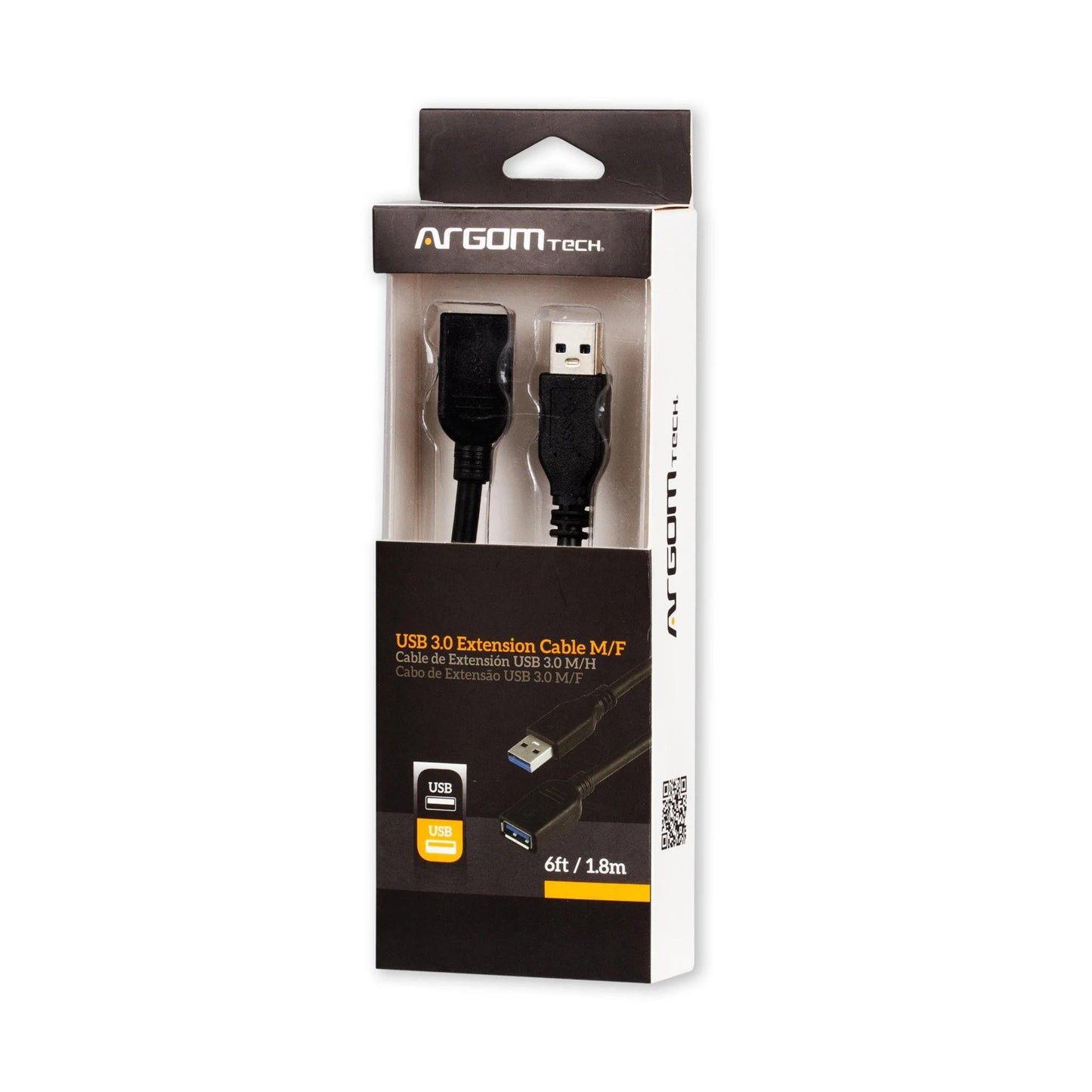 CABLE USB 3.0 MALE TO FEMALE 6FT/1.8M ARG-CB-0046