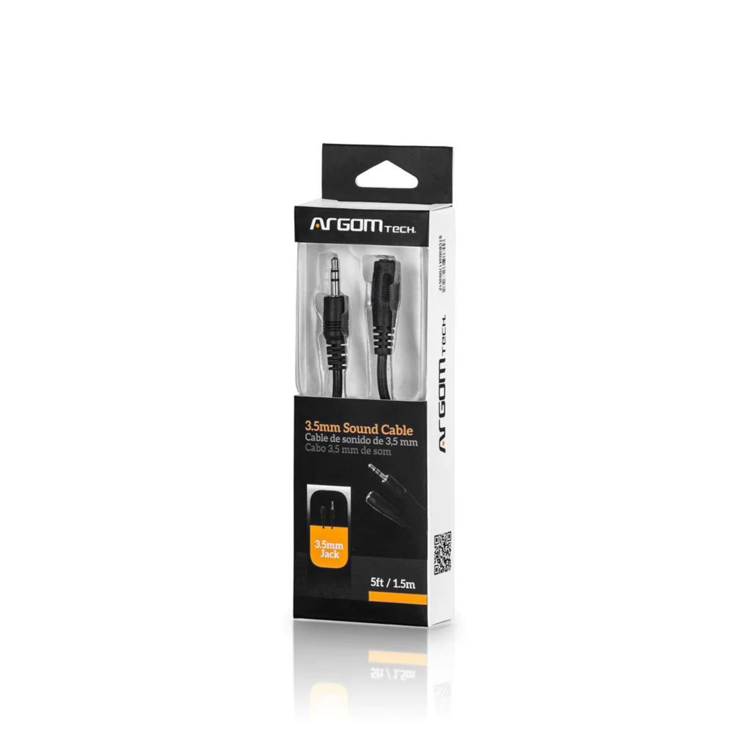 CABLE SOUND EXTENSION 3.5mm Male TO Female - 5FT / 1.5M ARG-CB-0038