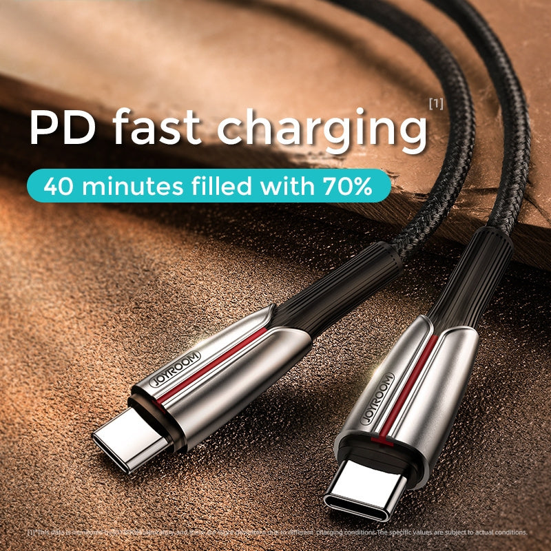 JOYROOM S-M417 Roma Series 60W Type-C / USB-C to Type-C / USB-C Fast Charging Cable, Length: 1.2m