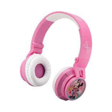 Disney Junior Minnie Bluetooth Headphones - White/Pink