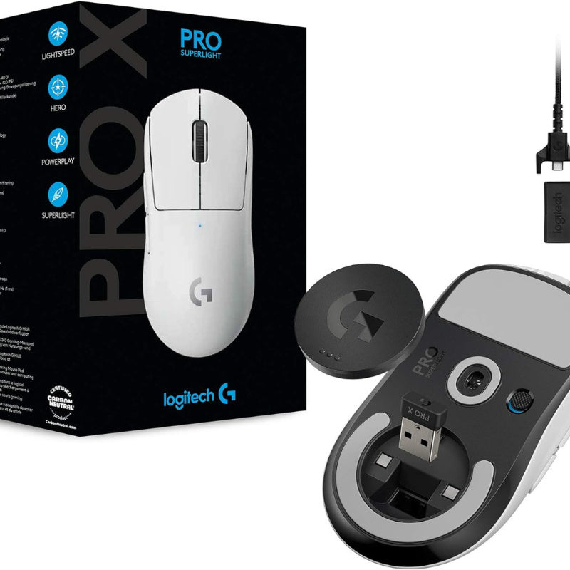 Logitech G PRO X Superlight Wireless Gaming Mouse White