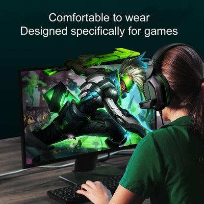 JOYROOM JR-HG1 3.5mm + USB Dual Plug Wired Control Gaming Headset with Mic