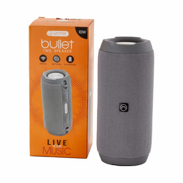 BULLET TWS BLUETOOTH SPEAKER GREY