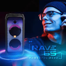 RAVE 65 TWS WIRELESS BT PARTY SPEAKER WITH LED LIGHTS