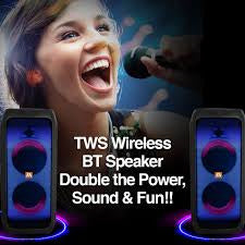 RAVE 65 TWS WIRELESS BT PARTY SPEAKER WITH LED LIGHTS